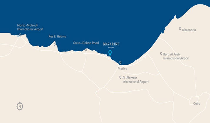موقع Mazarine New Alamein